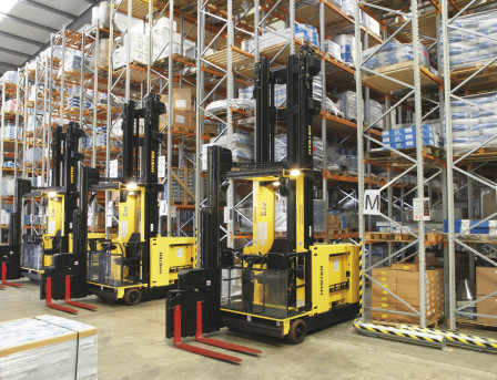 Hyster trucks geschikt voor compacte opslagruimtes