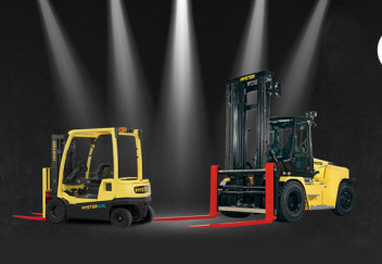 Award winnende Hyster heftrucks JXNL en H16XD-6