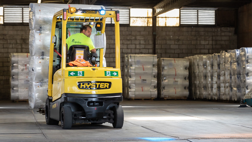 Hyster Pedestrian awareness light Heffiq 2