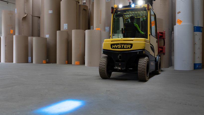 Hyster Pedestrian awareness light Heffiq