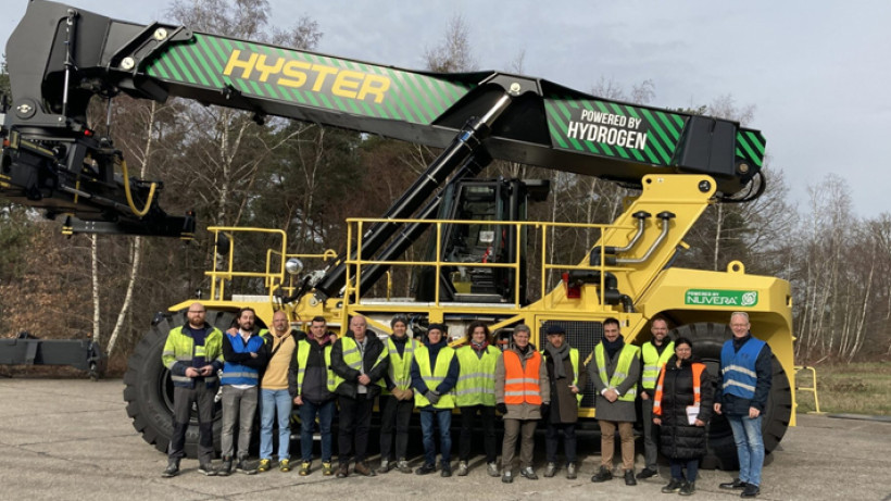 Hyster waterstof ReachStacker Team Valencia