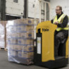 Rider pallettruck met zitplaats