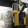 Rider pallettruck met zitplaats