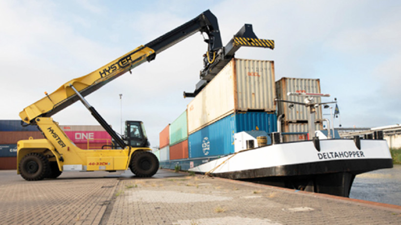 ROC Waalwijk Hyster Containerhandler 