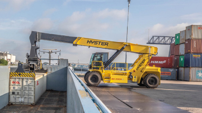 ROC Waalwijk Hyster Containerhandler 