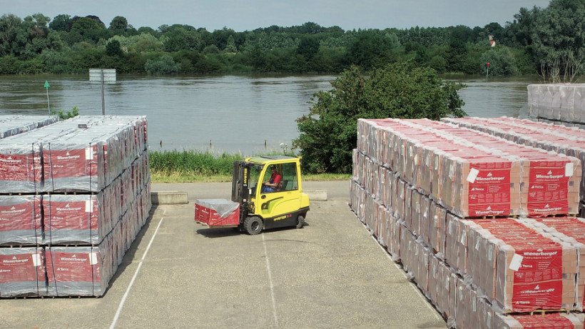 Wienerberger reduceert CO2-uitstoot met Hyster heftruck voorzien van lithium-ion batterij 3