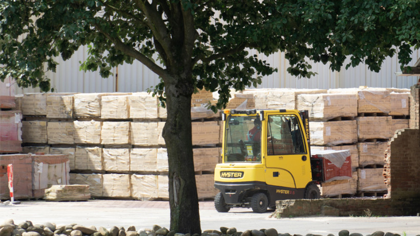 Wienerberger reduceert CO2-uitstoot met Hyster heftruck voorzien van lithium-ion batterij 10